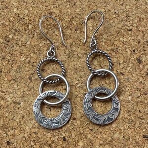 Silpada Silver Dangle Earrings